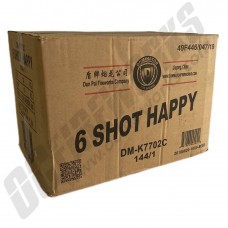 Wholesale Fireworks 6 Shot Happy Case 144/1 (Wholesale Fireworks)